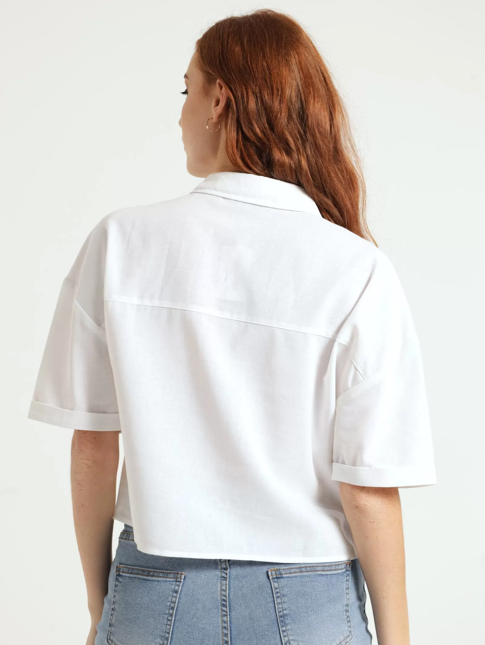 1 Pockey Boxy Shirt - White