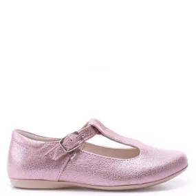 (2572B-3) Emel balerina shoes shiny rose