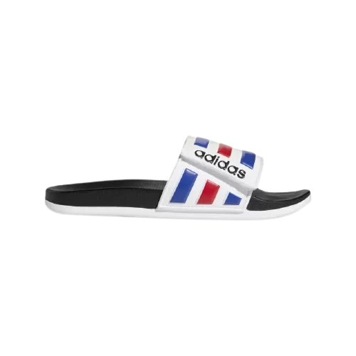 Adidas Adilette Comfort Adjustable Mens Slide -White