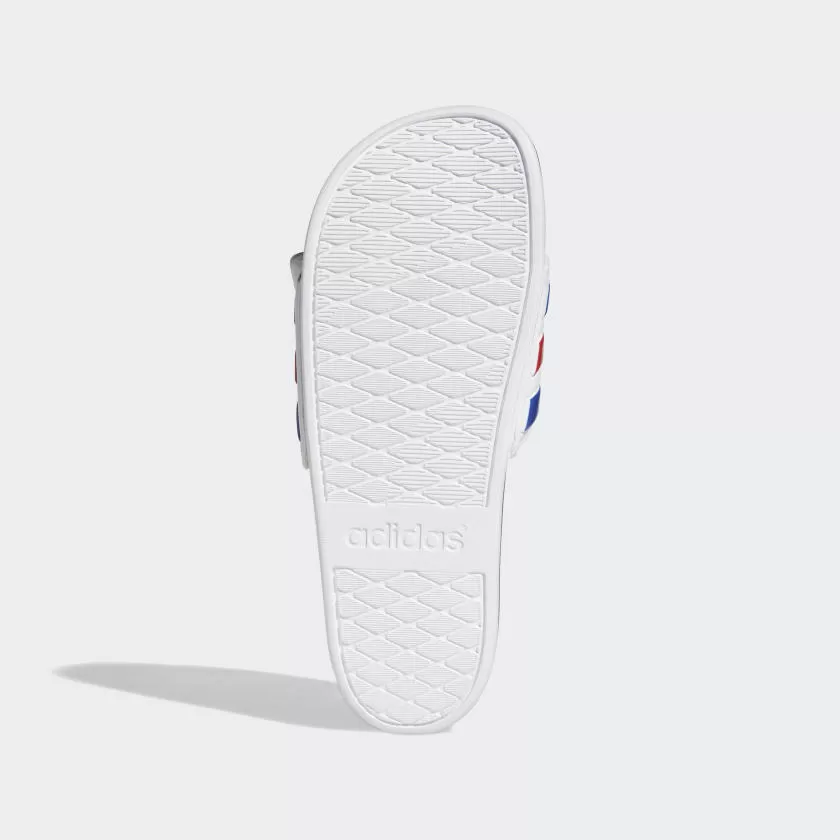 Adidas Adilette Comfort Adjustable Mens Slide -White