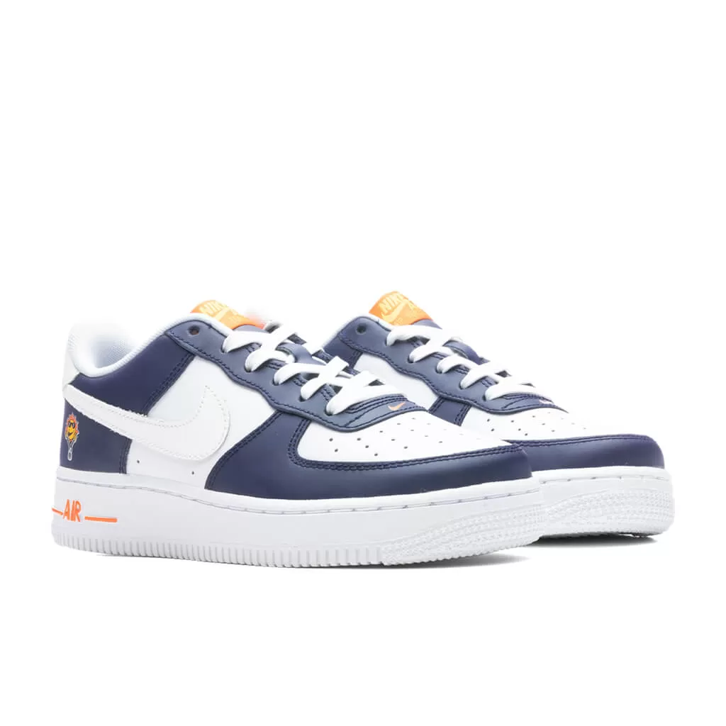 Air Force 1 Low LV8 BG (GS) - Midnight Navy/White/Blue Tint