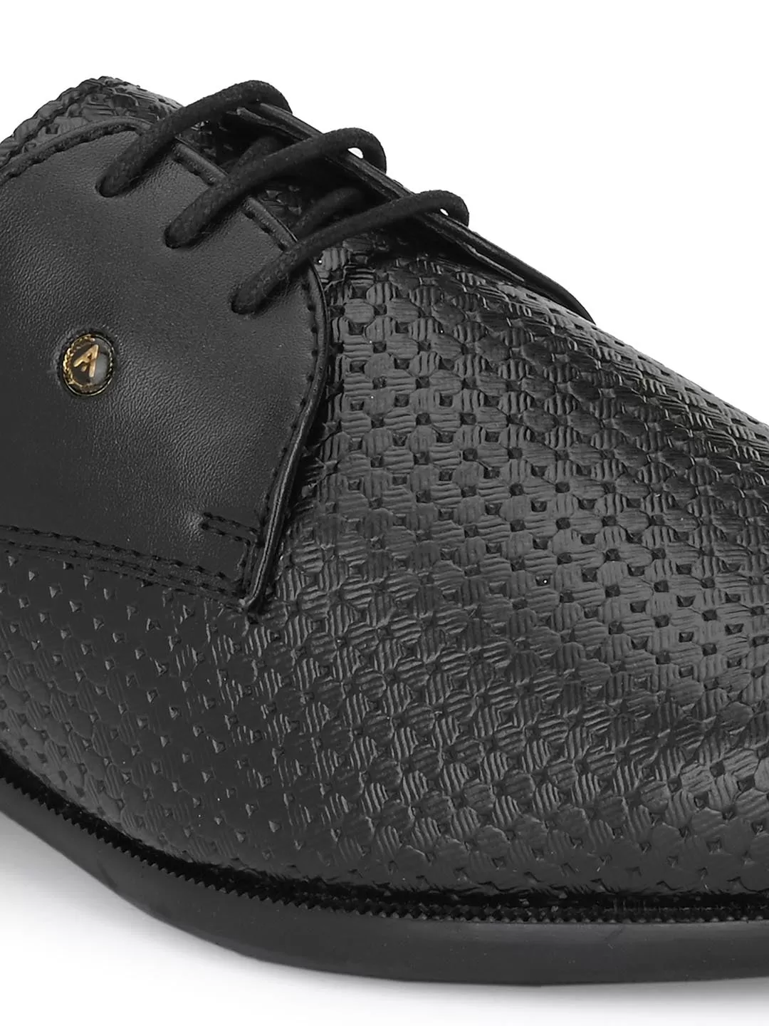 Alberto Torresi Synthetic Black Laceup Formal Shoes for Men