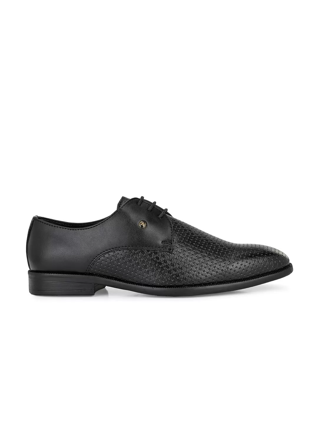 Alberto Torresi Synthetic Black Laceup Formal Shoes for Men