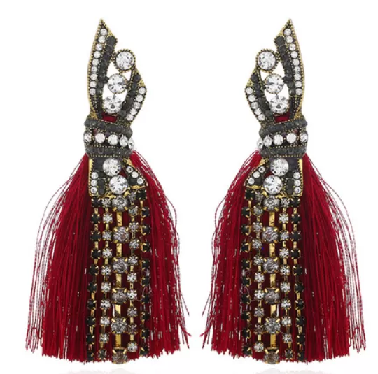 Aly Sparks Tassel Earrings