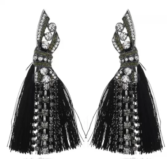 Aly Sparks Tassel Earrings