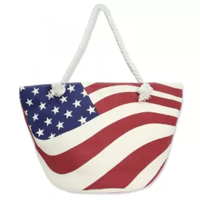 American Flag Tote Bag