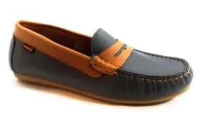 Andago Grey Luggage Moccasins