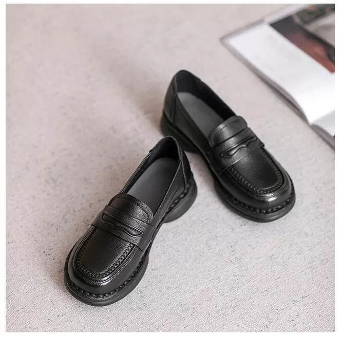 Babakud Fine Leather Women Minimalist Loafers