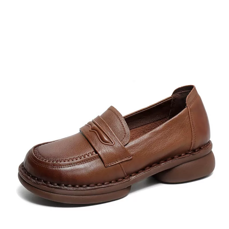 Babakud Fine Leather Women Minimalist Loafers