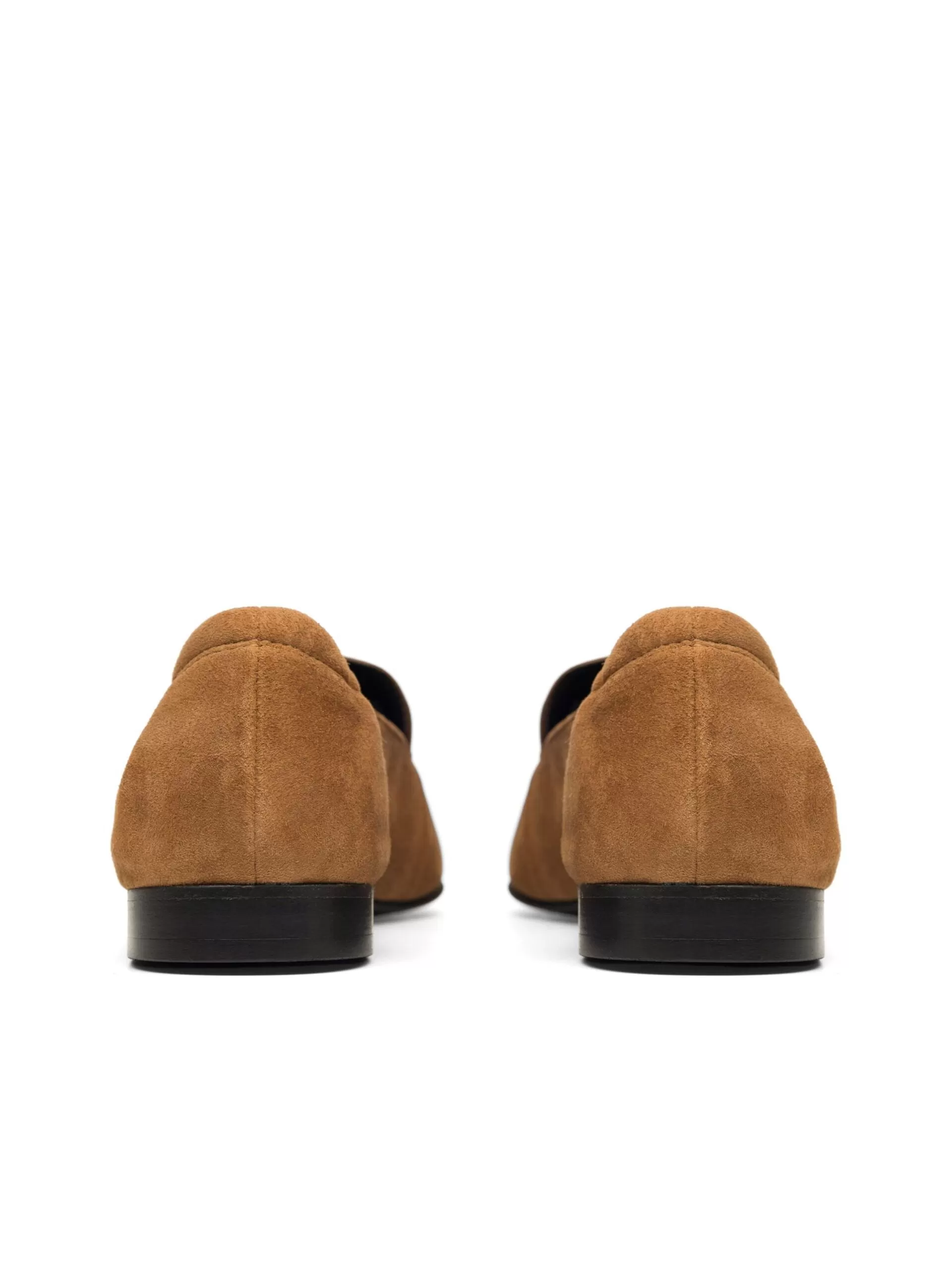 Bianco Tracy Suede Cognac Loafers