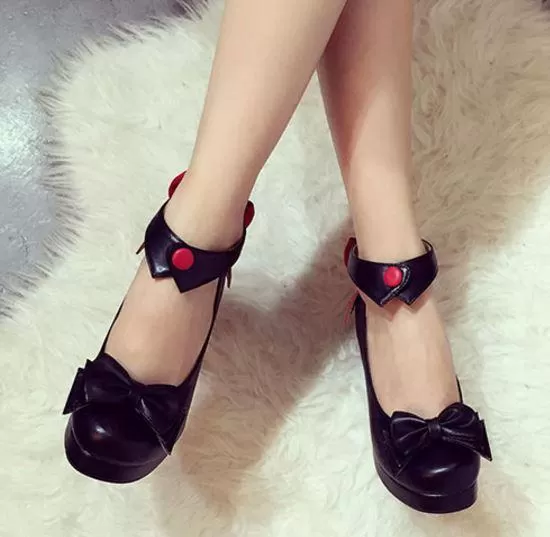 Bow Collar High-Heel Shoes SD00245