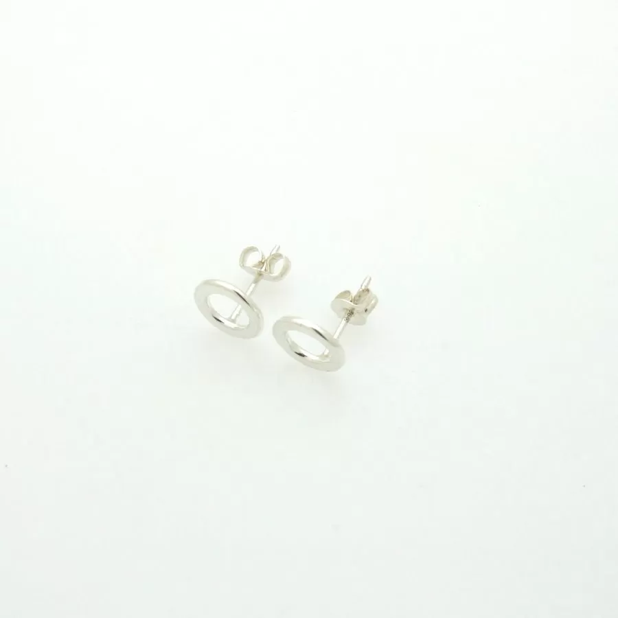 Circle Stud Earrings