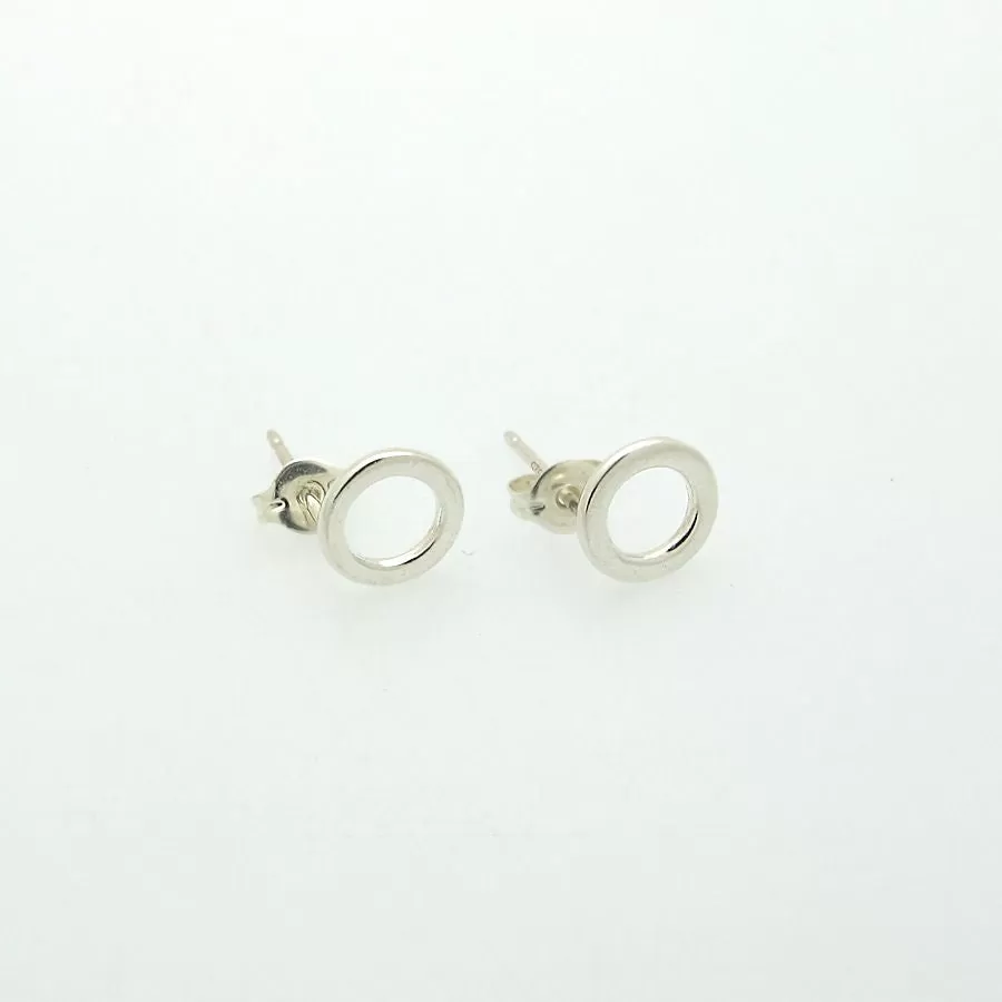 Circle Stud Earrings