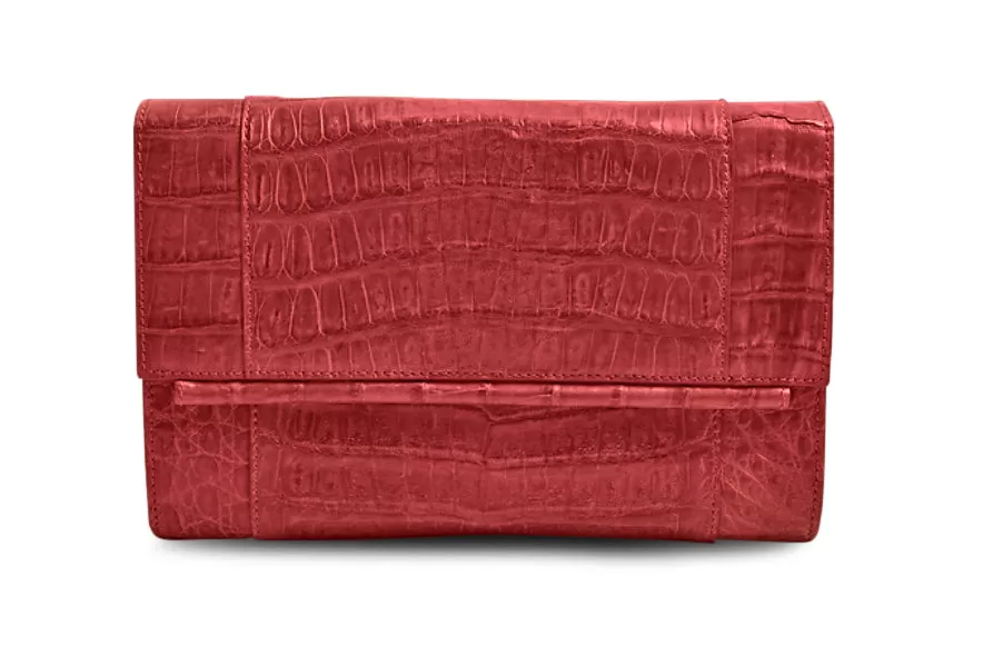 Clara Crocodile Clutch