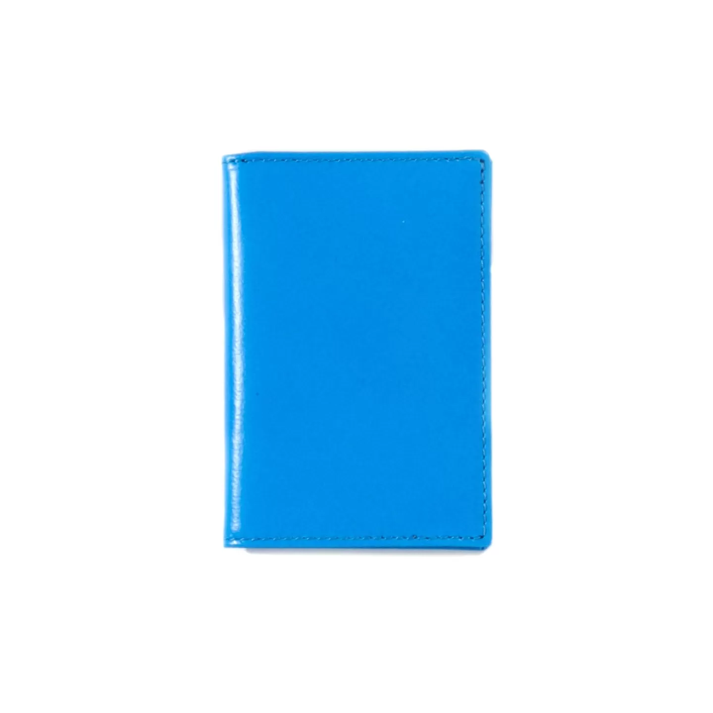 COMME DES GARCONS SA6400 SUPER FLUO WALLET BLUE