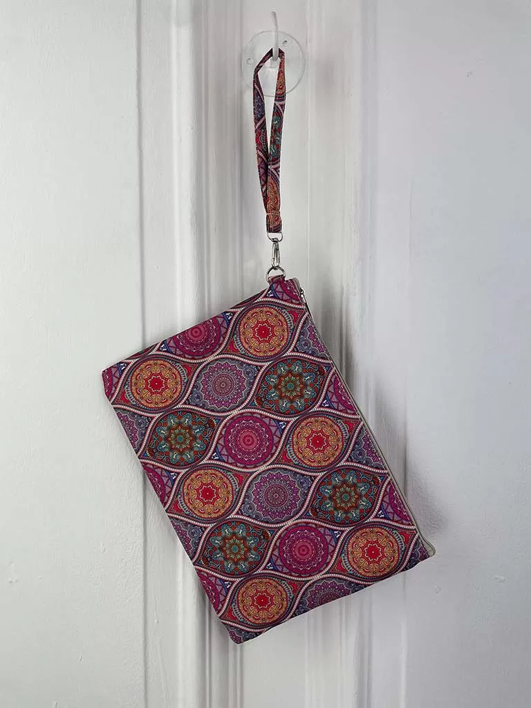 Envy Small Mandala Print Tote Bag - Pink Mix