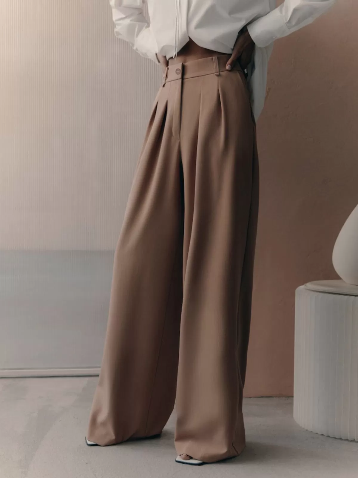 Everyday Wide Leg High Waist Pants