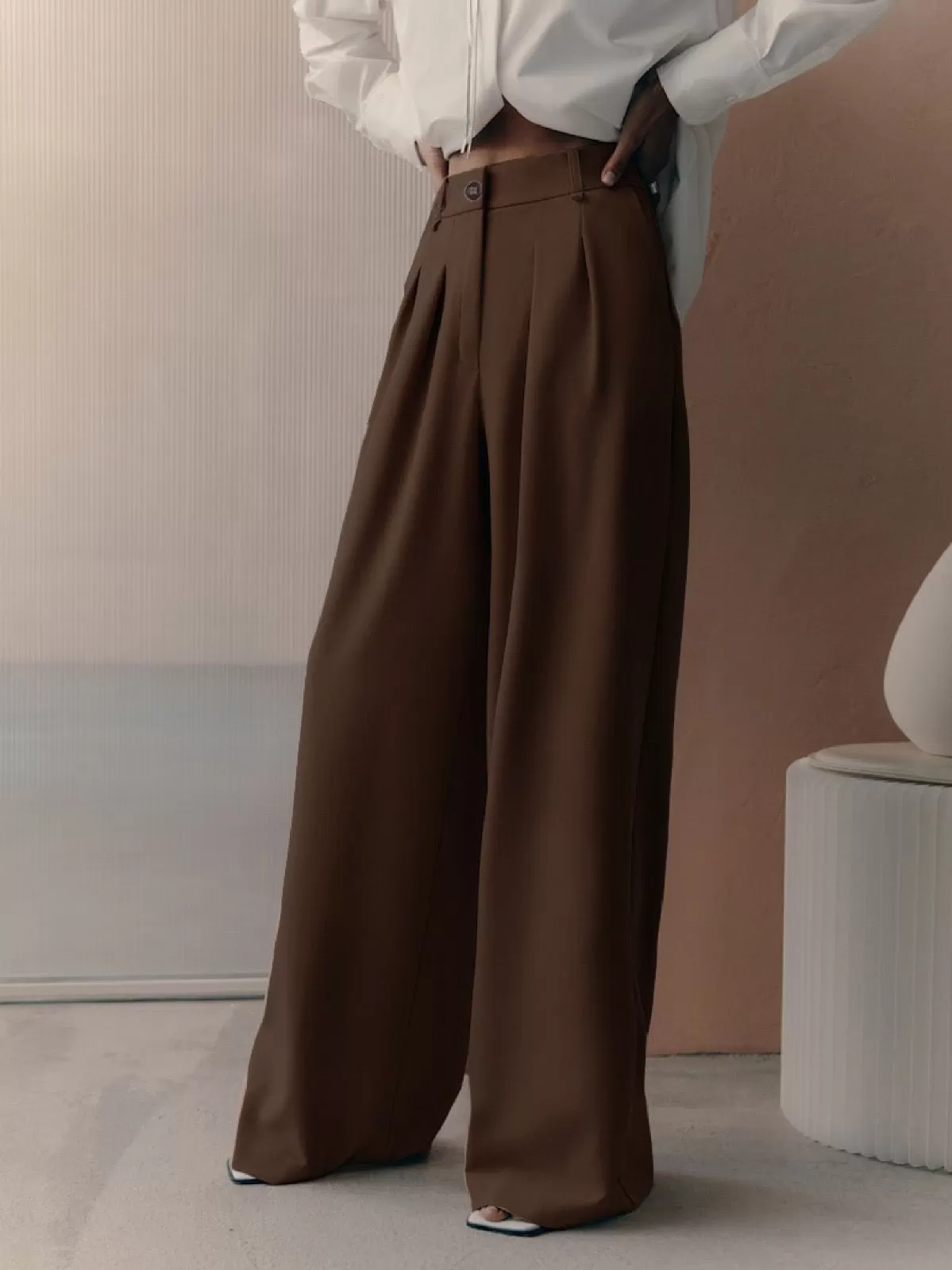 Everyday Wide Leg High Waist Pants