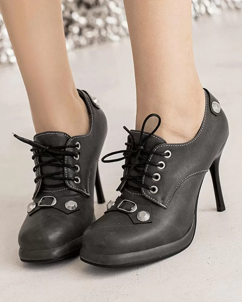 Fashion Rivet Heels