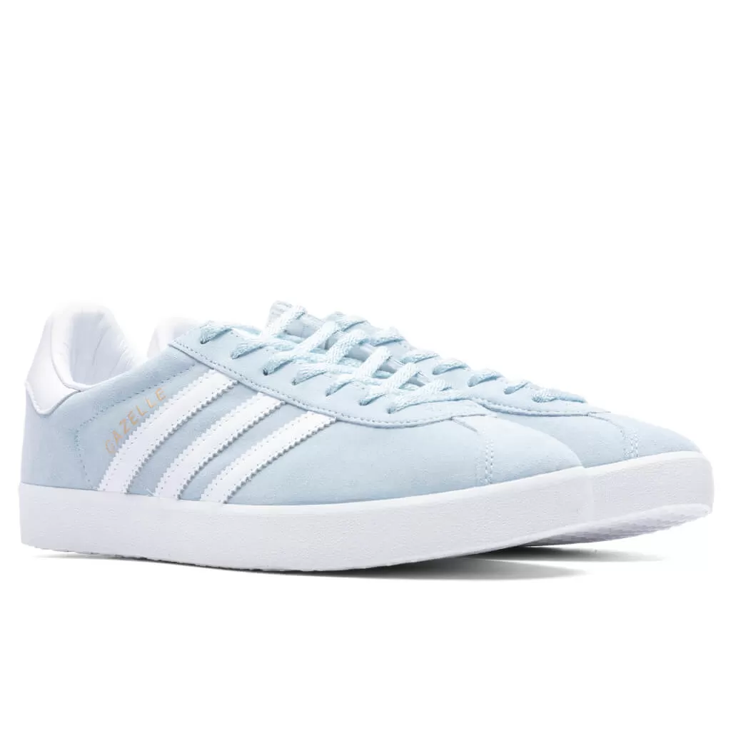 Gazelle 85 - Clear Sky/Footwear White/Gold Metallic