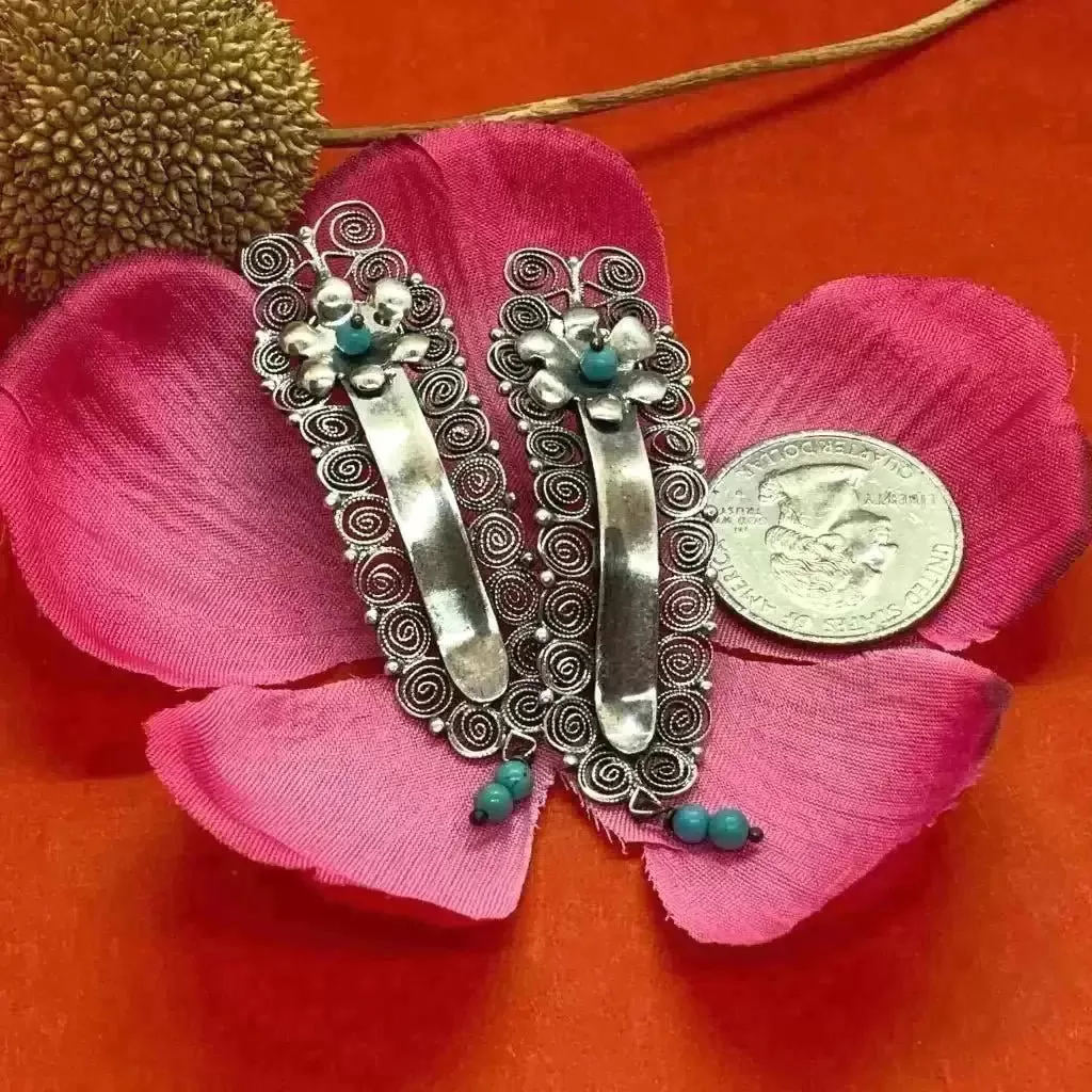 Gusano filigree Mexican earrings