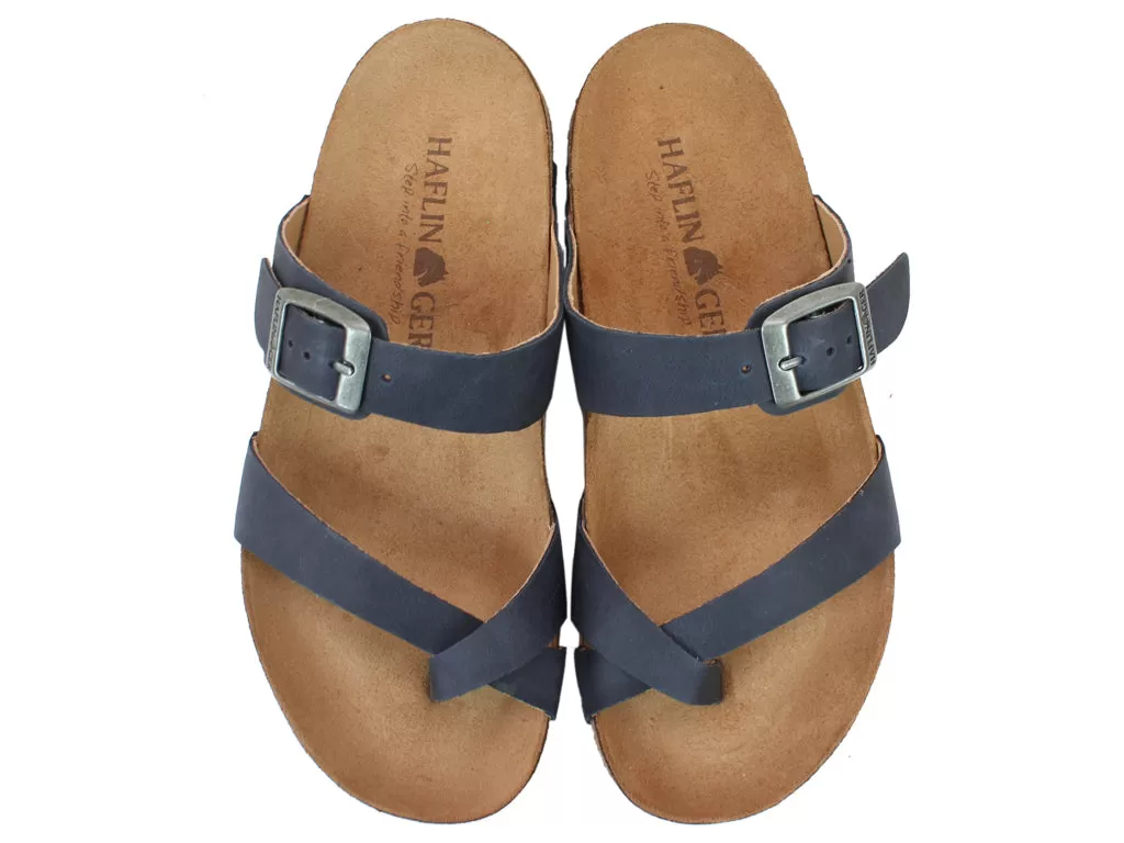 Haflinger Sandals Juno Marine