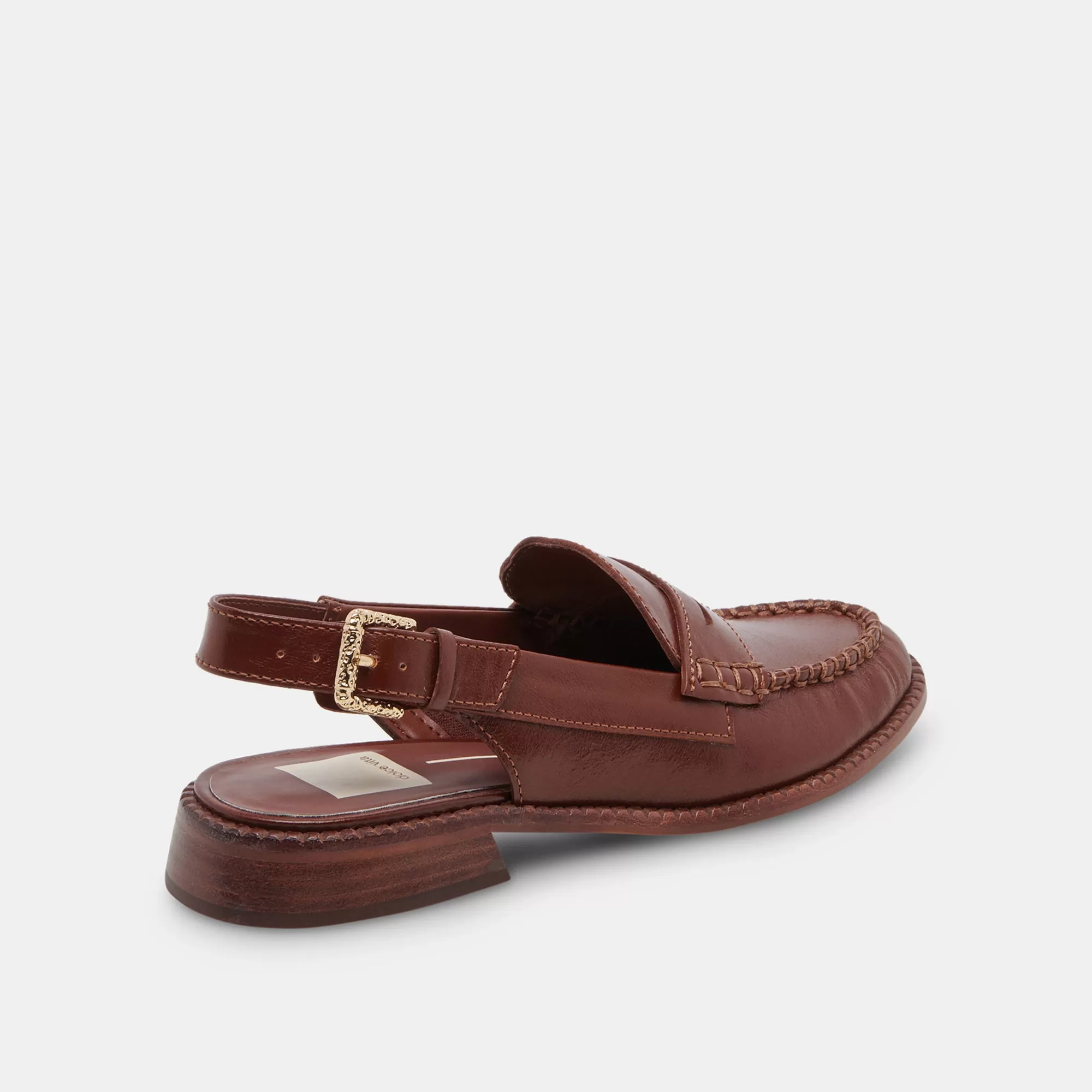 HARDI LOAFERS BROWN CRINKLE PATENT