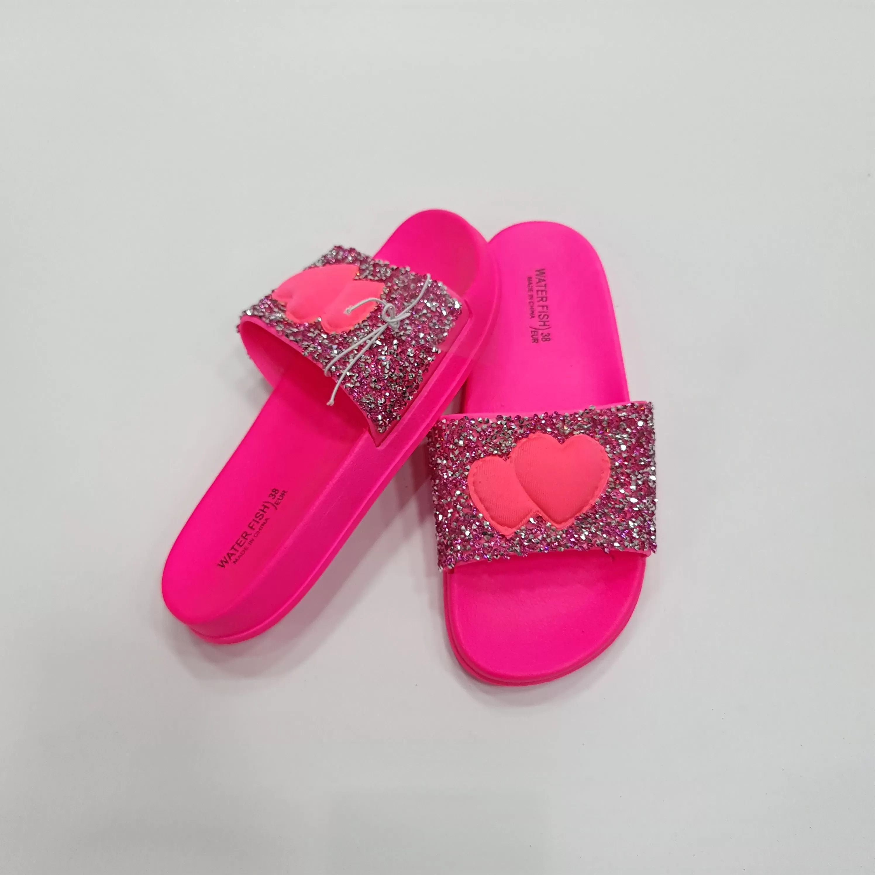 Heart Studs Colorful Slides LWS-031