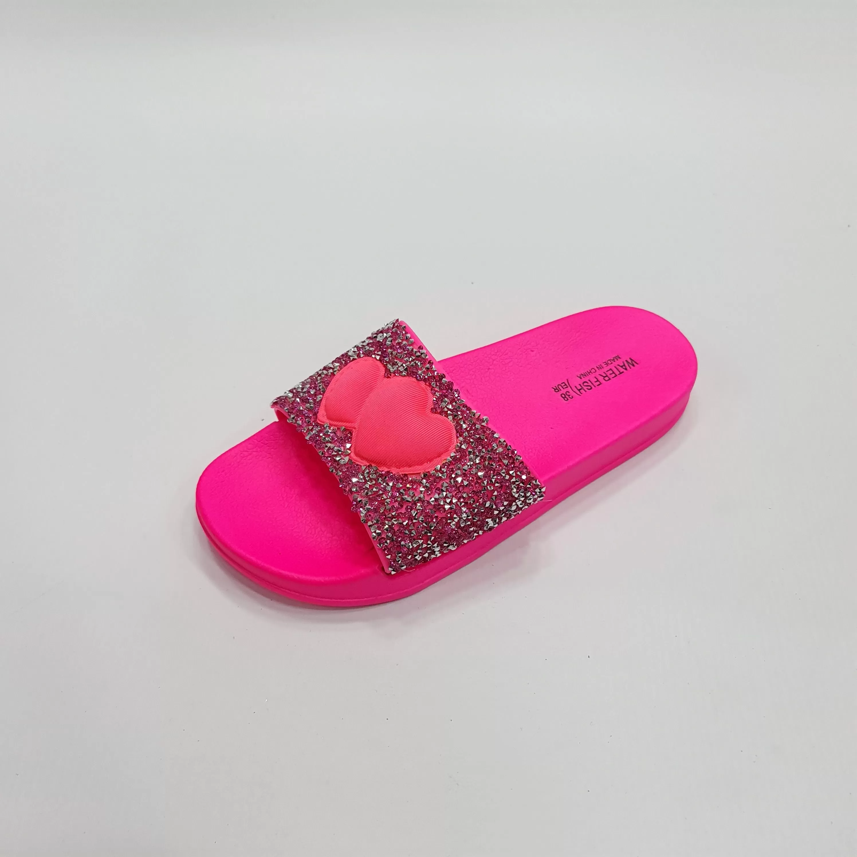 Heart Studs Colorful Slides LWS-031