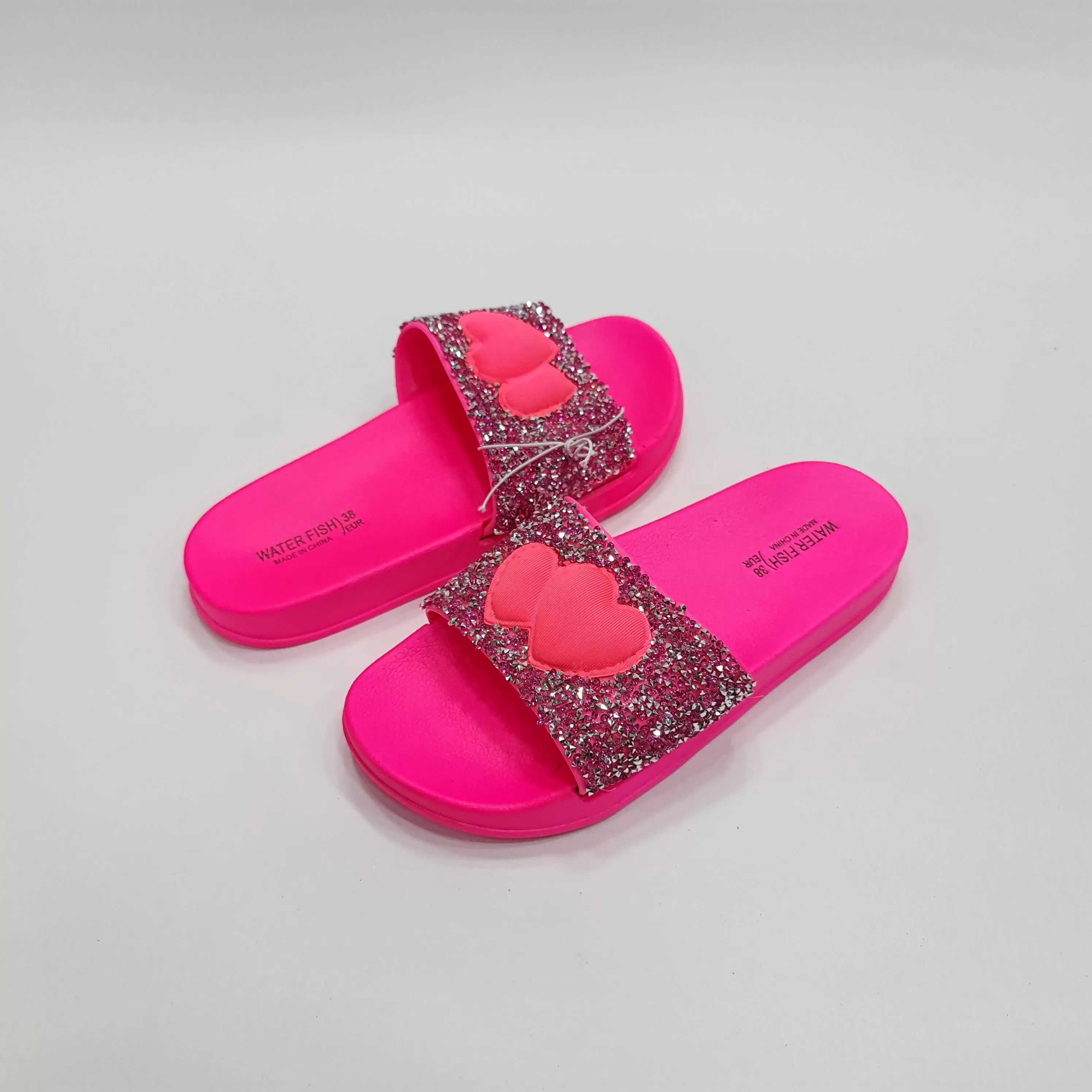 Heart Studs Colorful Slides LWS-031