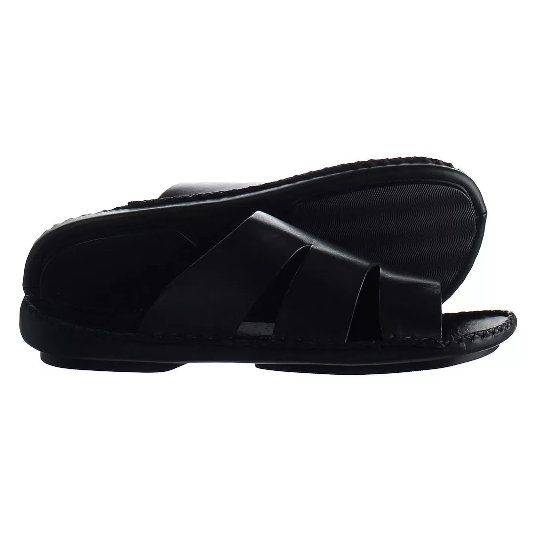 Hush Puppies Bellerin Morocco Mens Black Sliders