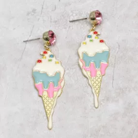 Ice Cream Cone Earrings