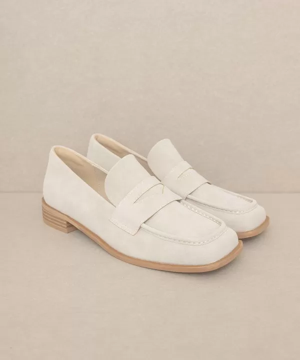 June Showers - Square Toe Penny Loafers