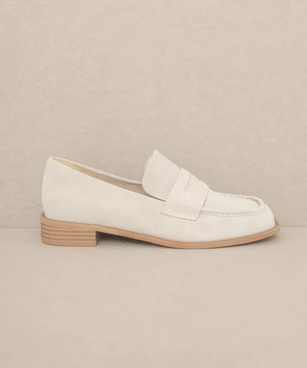 June Showers - Square Toe Penny Loafers