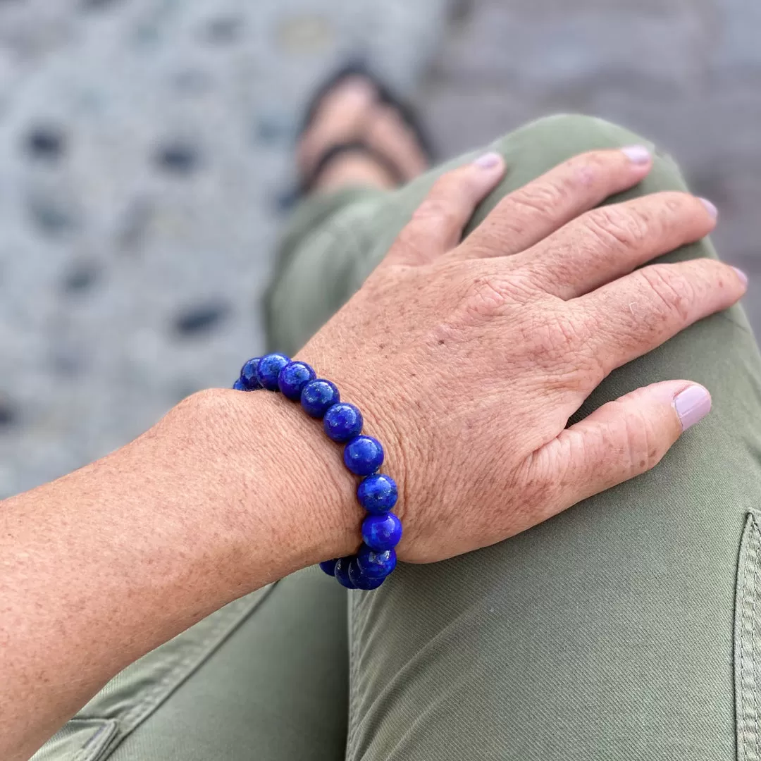 Lapis Lazuli Meditation Jewelry Set