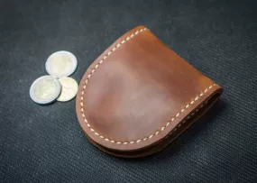 Leather Coin Purse | Personalised gift, Handcrafted