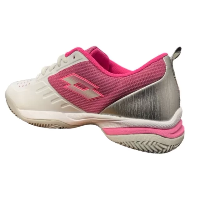 Lotto Superrapida 400 IV women's tennis shoe 217302 8FU white-pink