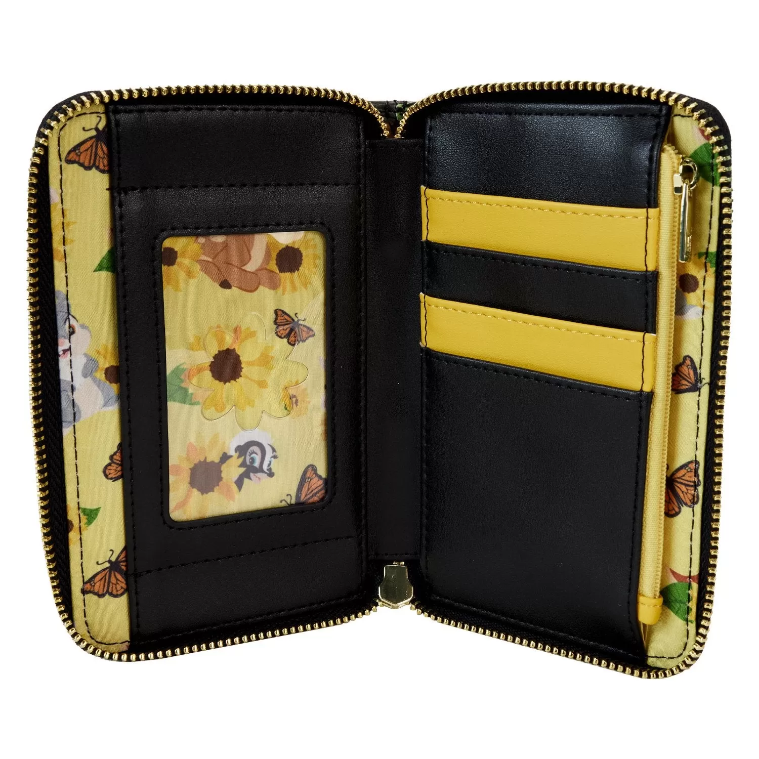 Loungefly Disney Bambi Sunflower Friends Zip-Around Wallet