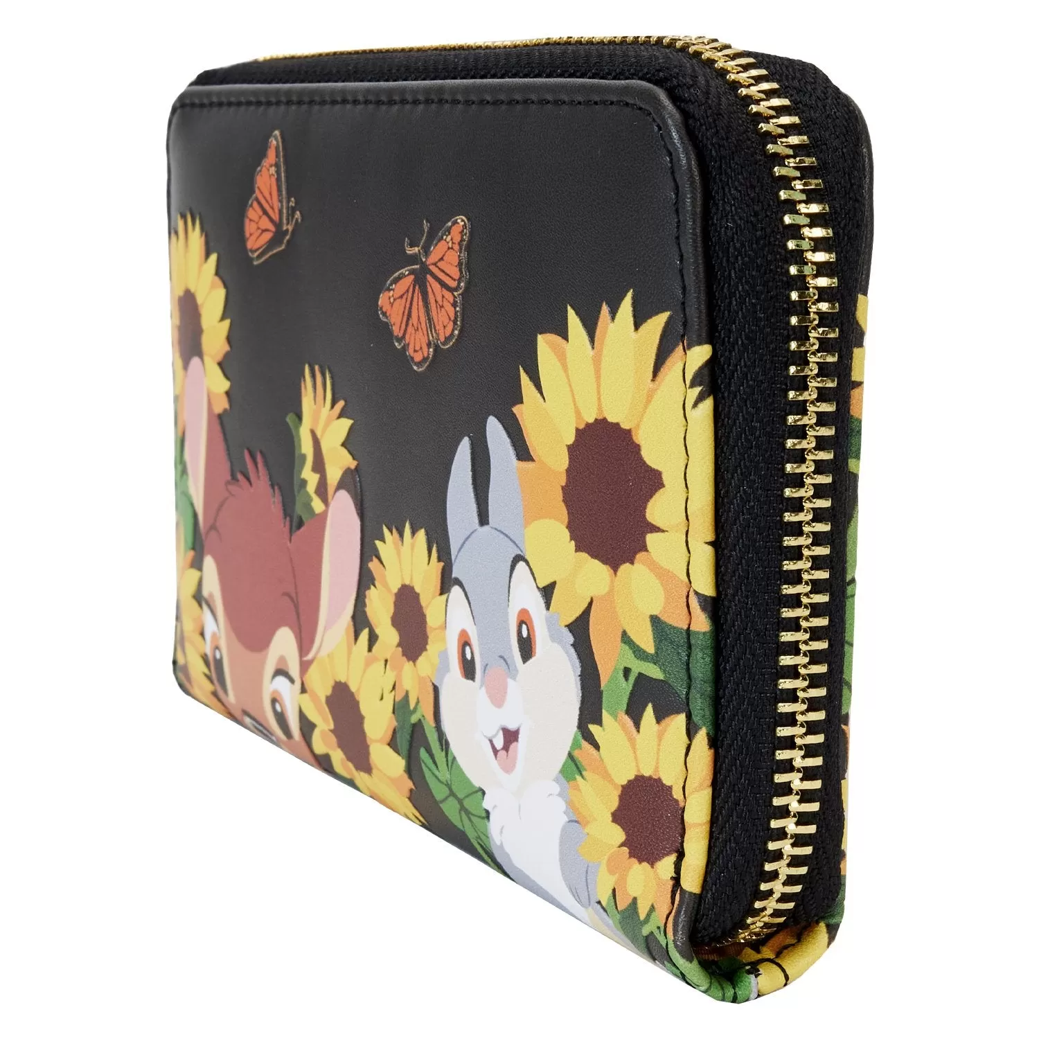 Loungefly Disney Bambi Sunflower Friends Zip-Around Wallet