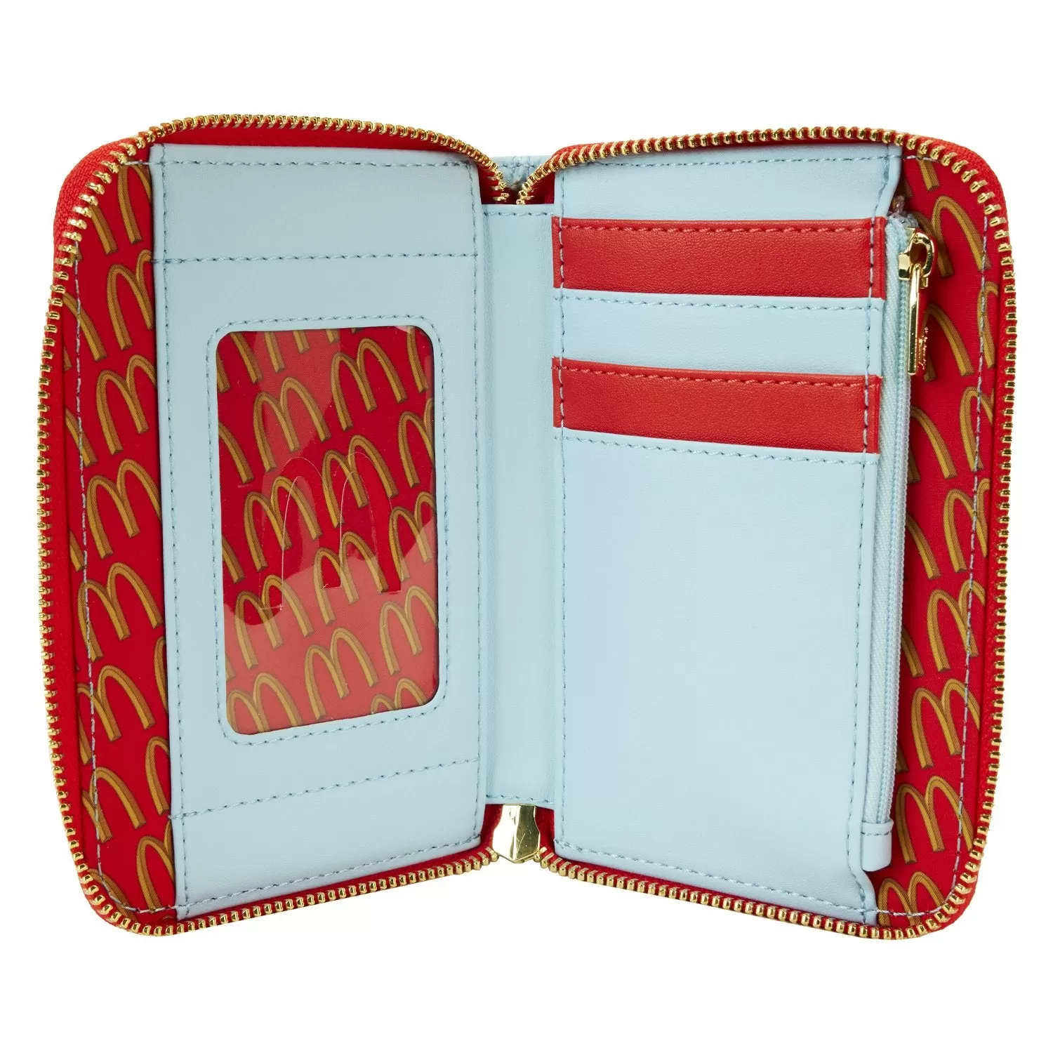 Loungefly McDonald's Fry Guys Zip-Around Wallet