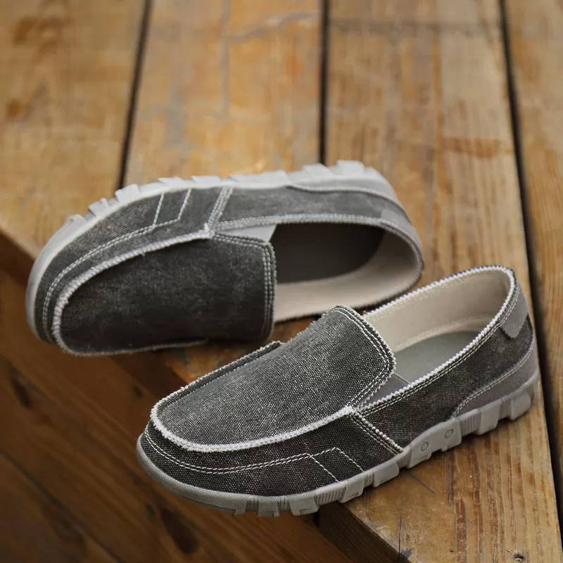 Men's Canvas Slip-On Loafers