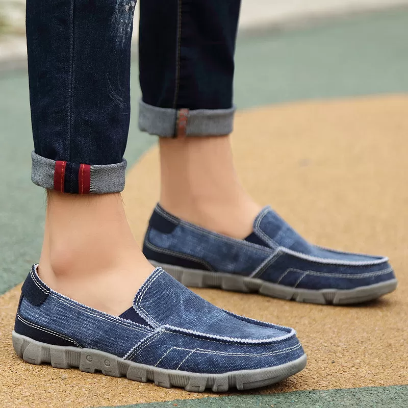 Men's Canvas Slip-On Loafers