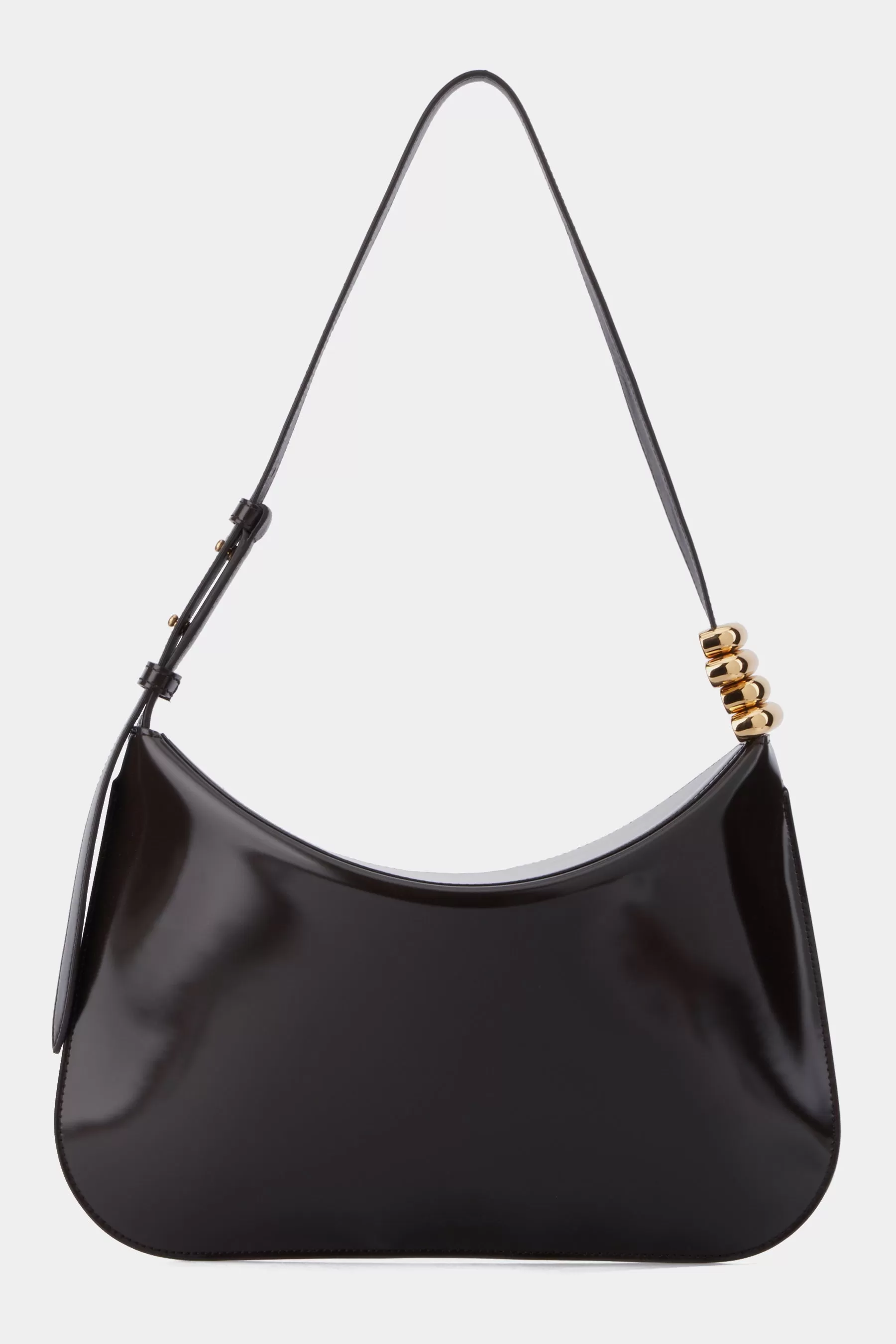 Metal Loop Flap Shoulder Bag