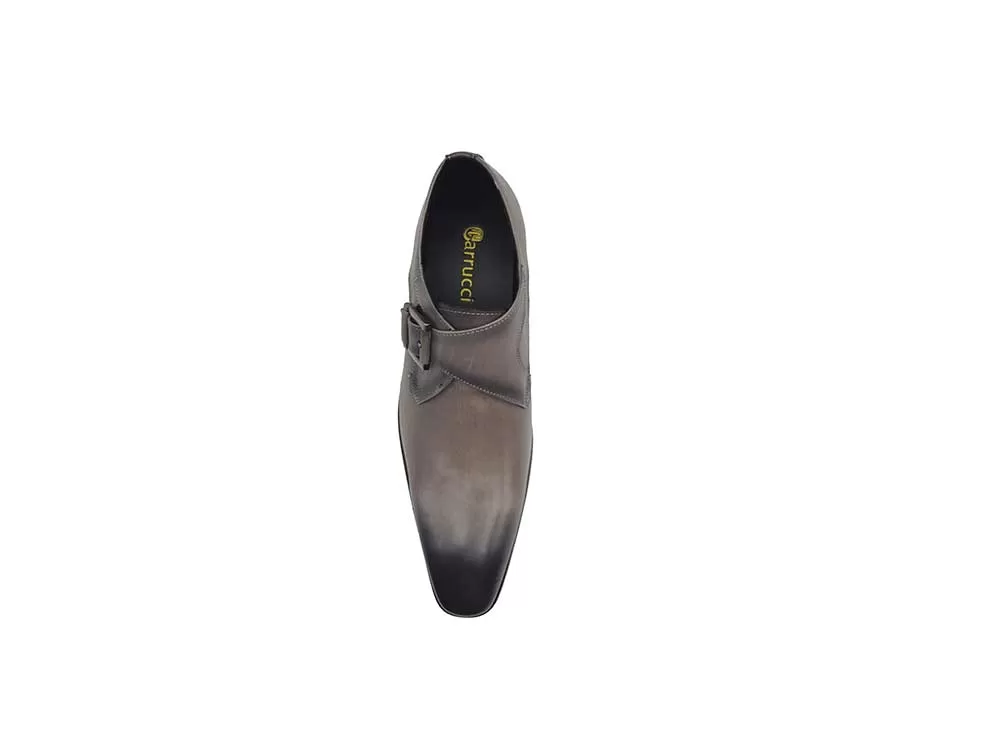 Monk Strap Buckle Leather Loafer