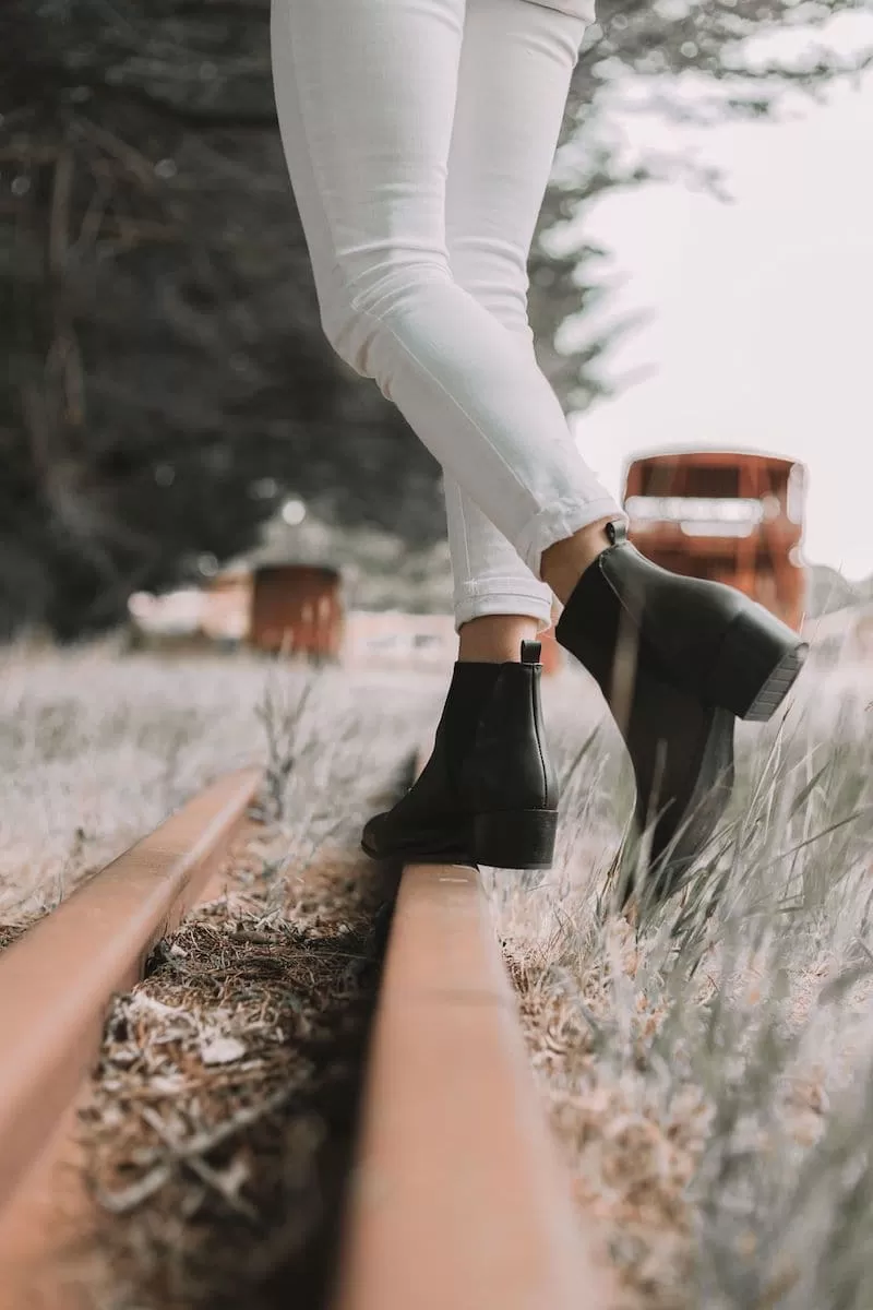 'Nerrie' vegan-leather Chelsea bootie by Zette Shoes - dark chocolate