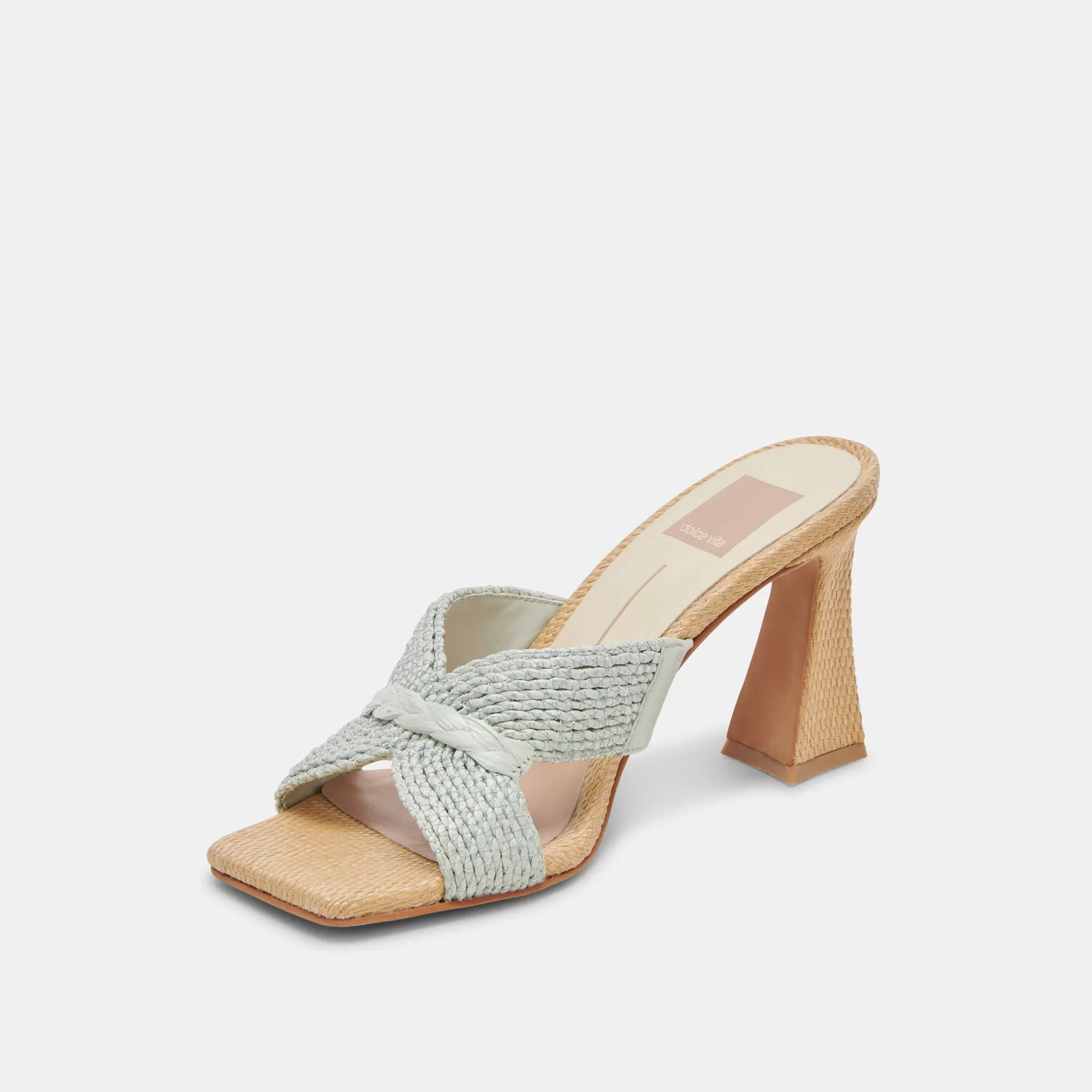 NITRO HEELS MINT RAFFIA