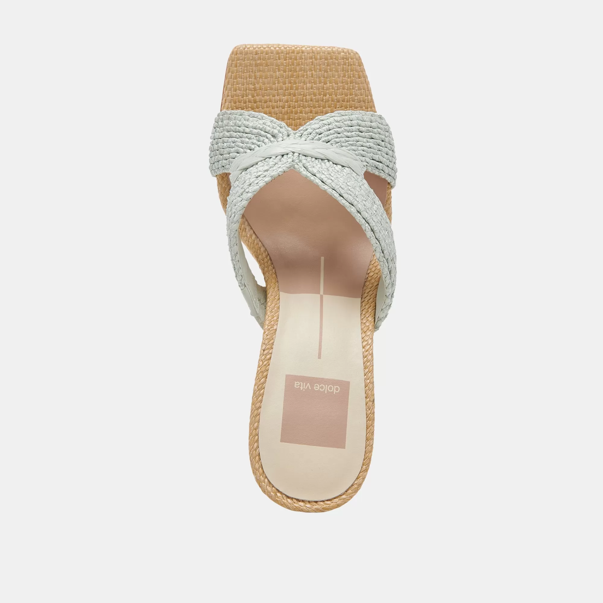 NITRO HEELS MINT RAFFIA