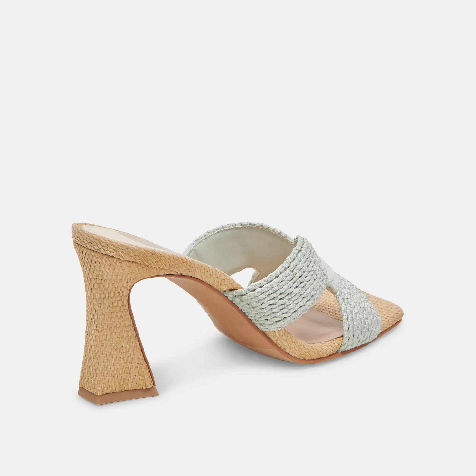 NITRO HEELS MINT RAFFIA