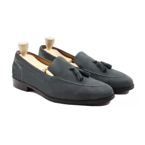 Norfolk - Men's Gray Kid Suede Loafer