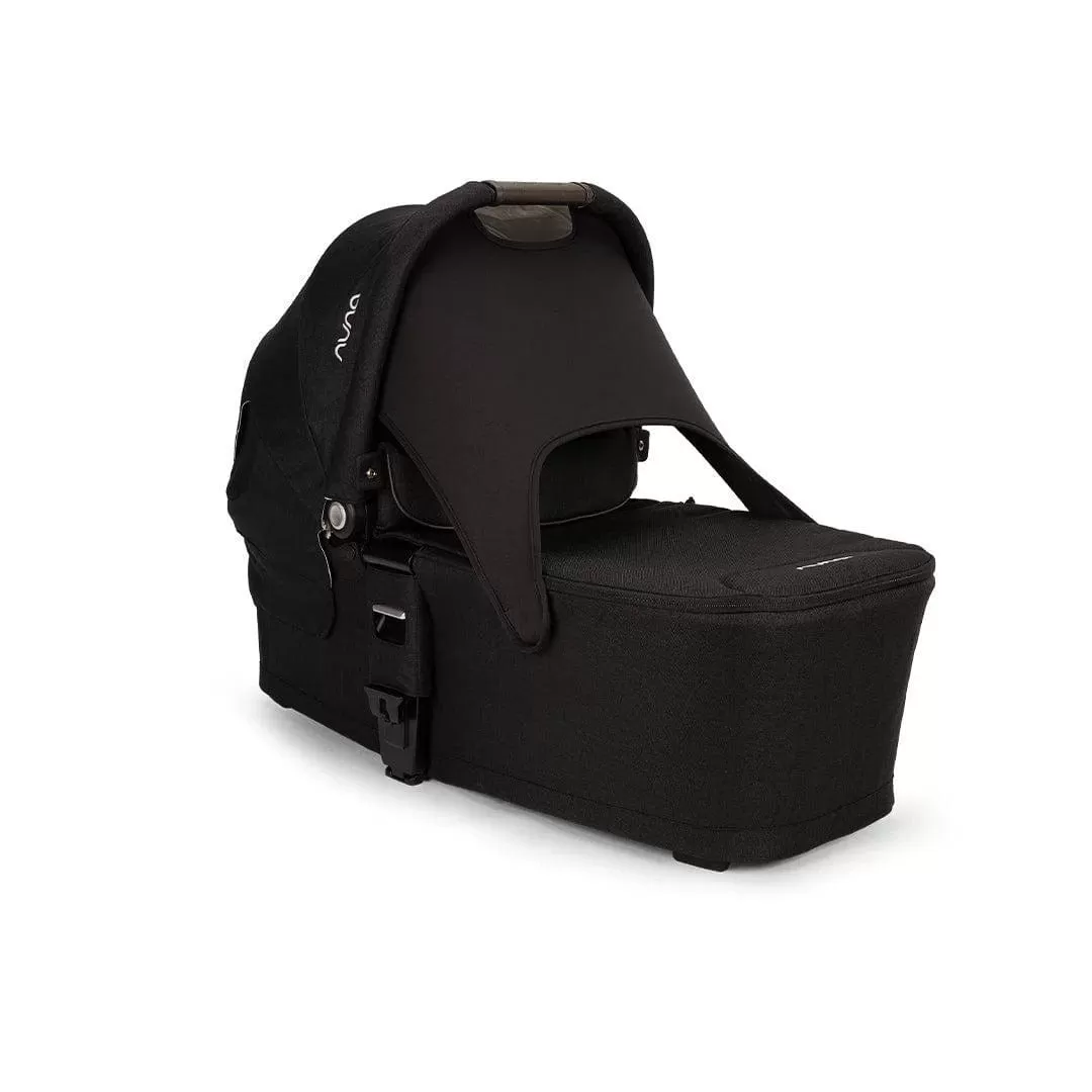 Nuna MIXX Next Carrycot - Caviar (Chocolate Leatherette)